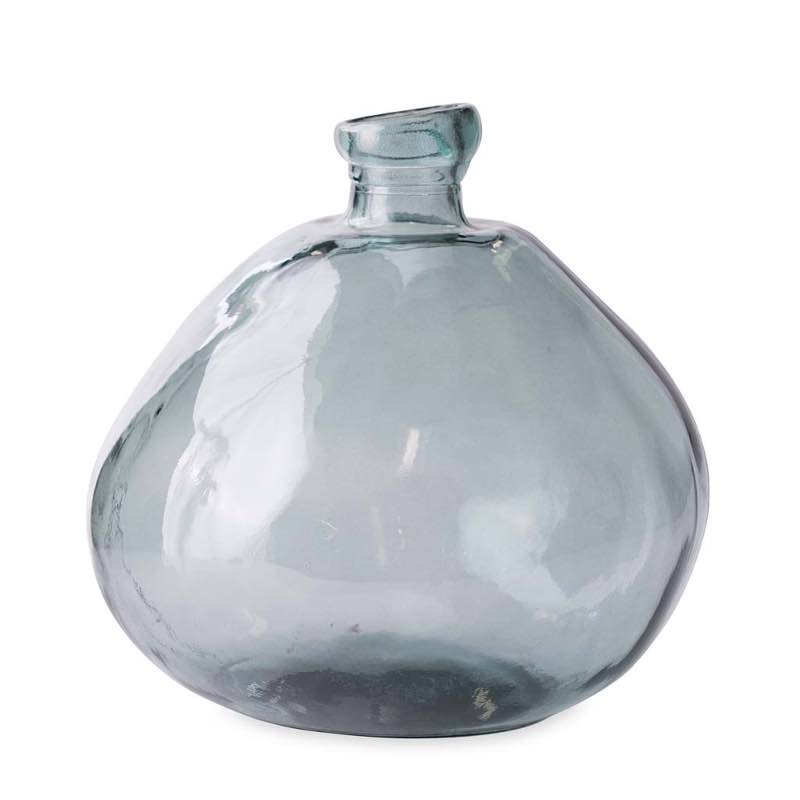 Recycled Round Glass Balloon Vase, 13